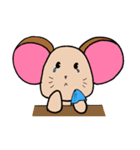 Chompu, The Pink Ears Mouse（個別スタンプ：7）