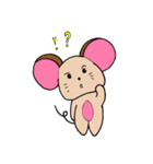 Chompu, The Pink Ears Mouse（個別スタンプ：9）