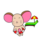 Chompu, The Pink Ears Mouse（個別スタンプ：12）