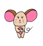 Chompu, The Pink Ears Mouse（個別スタンプ：13）