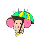 Chompu, The Pink Ears Mouse（個別スタンプ：14）