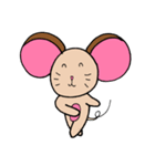 Chompu, The Pink Ears Mouse（個別スタンプ：17）