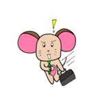 Chompu, The Pink Ears Mouse（個別スタンプ：24）