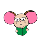Chompu, The Pink Ears Mouse（個別スタンプ：27）