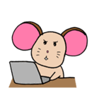Chompu, The Pink Ears Mouse（個別スタンプ：28）