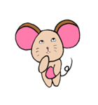 Chompu, The Pink Ears Mouse（個別スタンプ：30）
