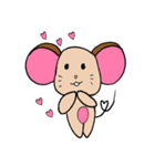 Chompu, The Pink Ears Mouse（個別スタンプ：32）