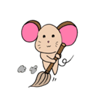 Chompu, The Pink Ears Mouse（個別スタンプ：33）