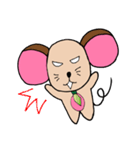 Chompu, The Pink Ears Mouse（個別スタンプ：35）