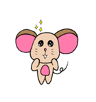Chompu, The Pink Ears Mouse（個別スタンプ：37）