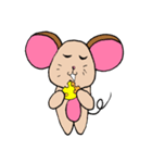 Chompu, The Pink Ears Mouse（個別スタンプ：39）