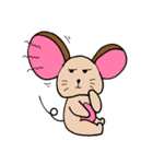 Chompu, The Pink Ears Mouse（個別スタンプ：40）