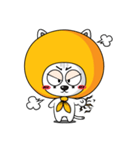 orange hood cat（個別スタンプ：6）