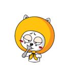 orange hood cat（個別スタンプ：9）