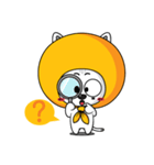 orange hood cat（個別スタンプ：16）