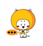 orange hood cat（個別スタンプ：23）