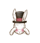 アリスのウサギ（個別スタンプ：4）
