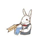 アリスのウサギ（個別スタンプ：26）
