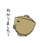 お椀ちゃんの中身はお味噌汁。（個別スタンプ：28）