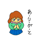 宇宙人の女の子（個別スタンプ：18）