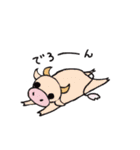 牛。（個別スタンプ：21）