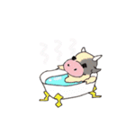牛。（個別スタンプ：34）