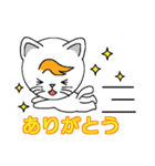 風ねこ（個別スタンプ：13）