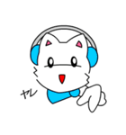 ともきゅ～の白猫（日本語）（個別スタンプ：23）