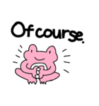 気まぐれカエル英語版（個別スタンプ：27）