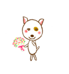 sweet panda-dog sticker（個別スタンプ：35）