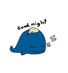 Holiday Whale（個別スタンプ：7）