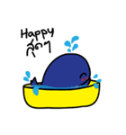 Holiday Whale（個別スタンプ：31）