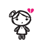 minigirl cute（個別スタンプ：7）