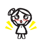 minigirl cute（個別スタンプ：37）