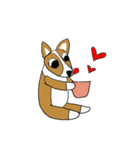 愛·癒しのコーギー犬1（個別スタンプ：5）