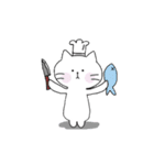 白猫ミミコ（個別スタンプ：3）