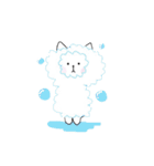 白猫ミミコ（個別スタンプ：25）