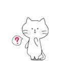 白猫ミミコ（個別スタンプ：35）