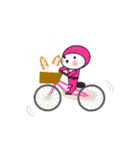 シロの全身タイツ（個別スタンプ：7）