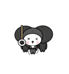 シロの全身タイツ（個別スタンプ：12）