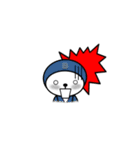 シロの全身タイツ（個別スタンプ：17）