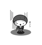 シロの全身タイツ（個別スタンプ：19）