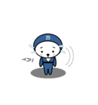 シロの全身タイツ（個別スタンプ：20）