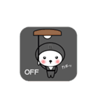 シロの全身タイツ（個別スタンプ：33）