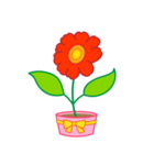 気持ちを表現する花。（個別スタンプ：1）