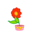 気持ちを表現する花。（個別スタンプ：4）