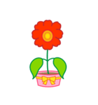 気持ちを表現する花。（個別スタンプ：21）