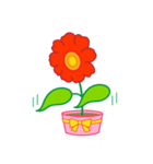 気持ちを表現する花。（個別スタンプ：25）