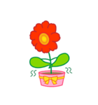気持ちを表現する花。（個別スタンプ：27）