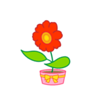 気持ちを表現する花。（個別スタンプ：40）